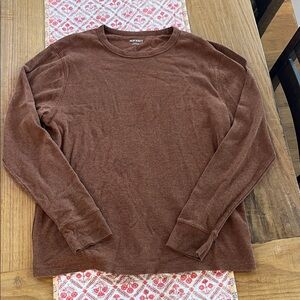 Old Navy Chocolate Brown Long Sleeve Top